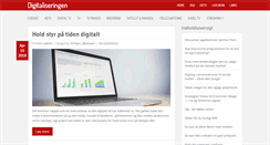 Desktop Screenshot of digitaliseringen.dk