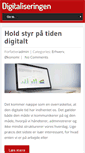 Mobile Screenshot of digitaliseringen.dk